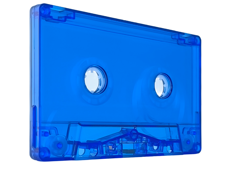 Blue Transparent Cassette