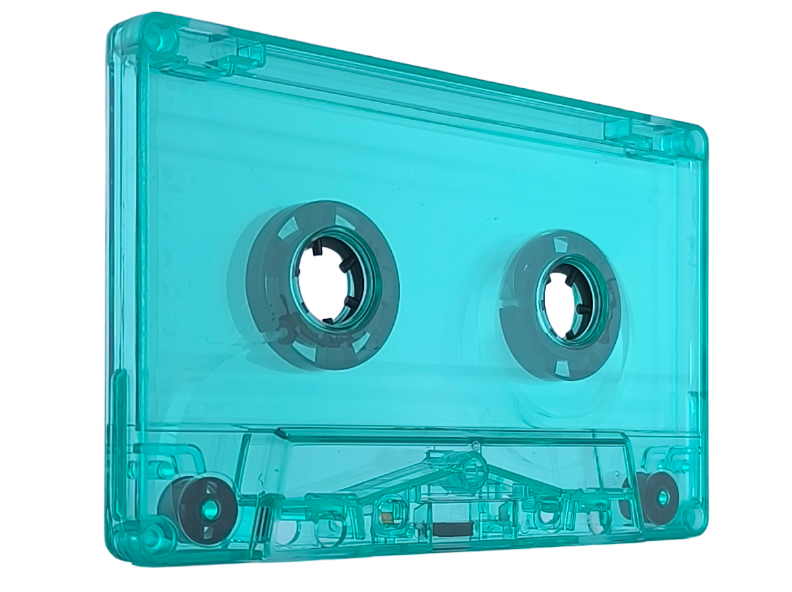 Emerald Green Transparent Cassettes