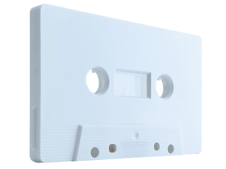 White Cassettes Flat Shape