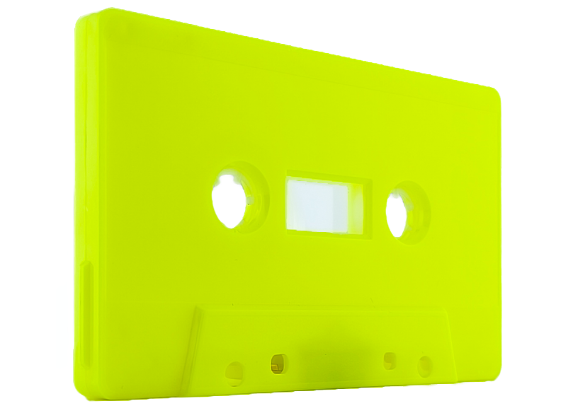 Yellow Fluo Audio Cassette