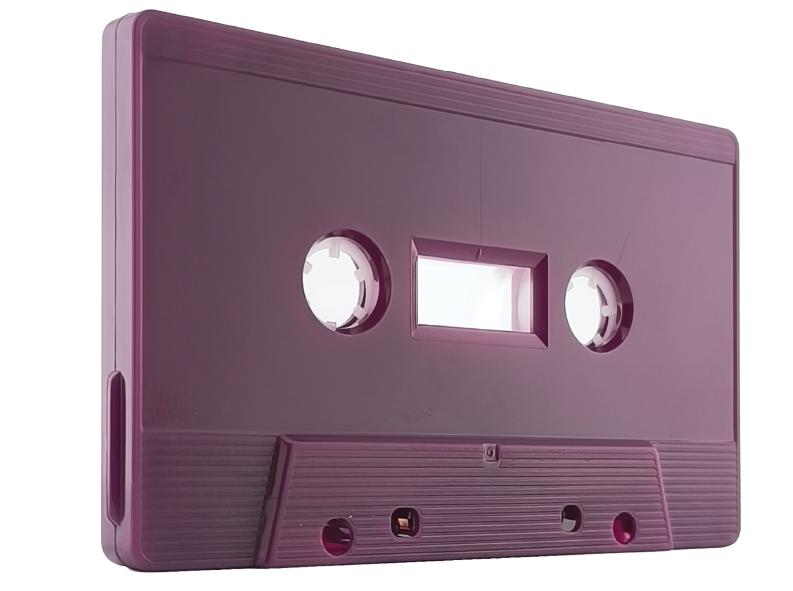 Purple solid cassette shells